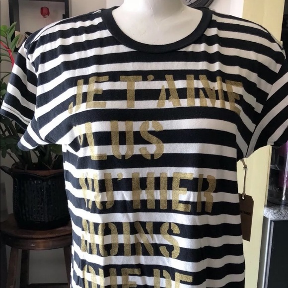 NWT True Rwligion Stripes Womens Shirt Small - Picture 1 of 7